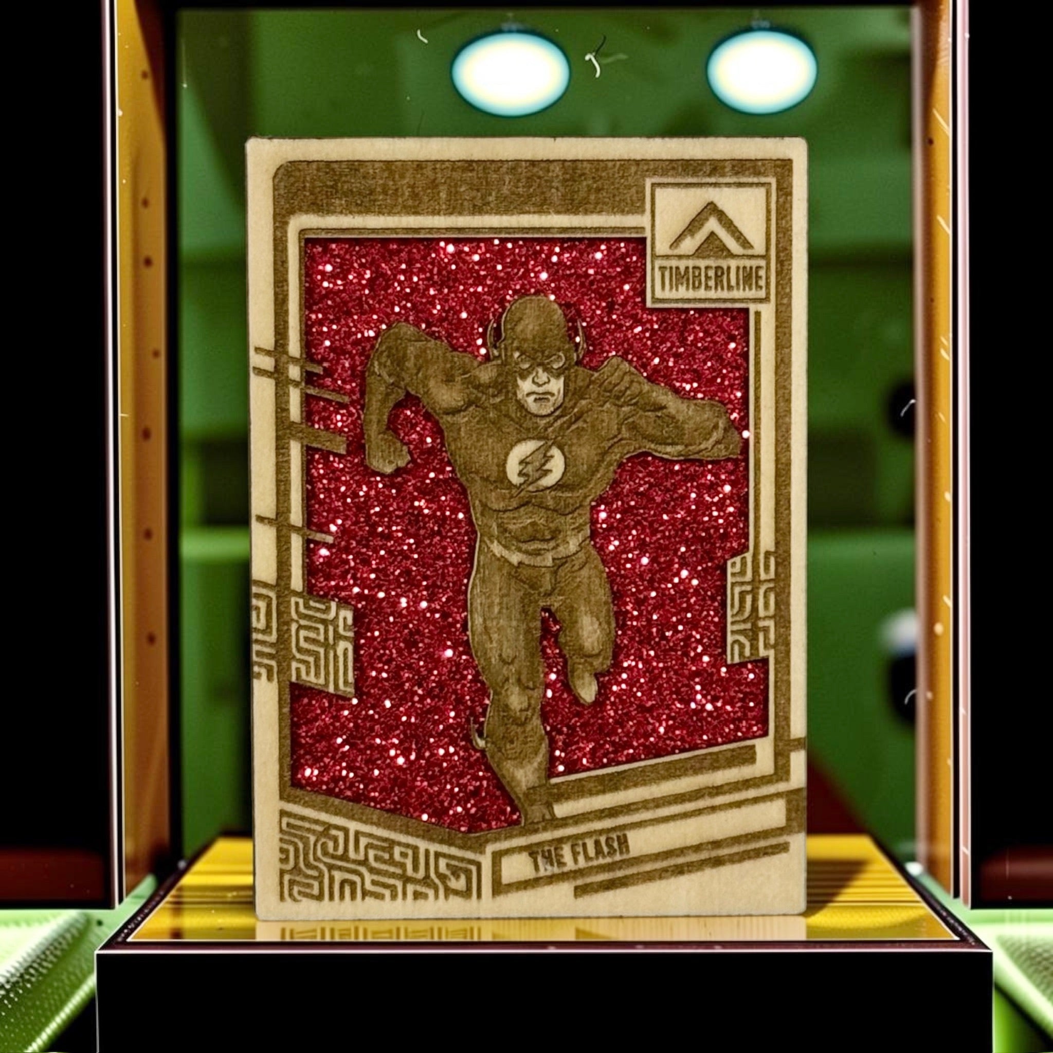 The Flash — Laser-Engraved Collectible
